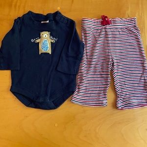Gymboree Bear Hugs 2 Piece Outfit